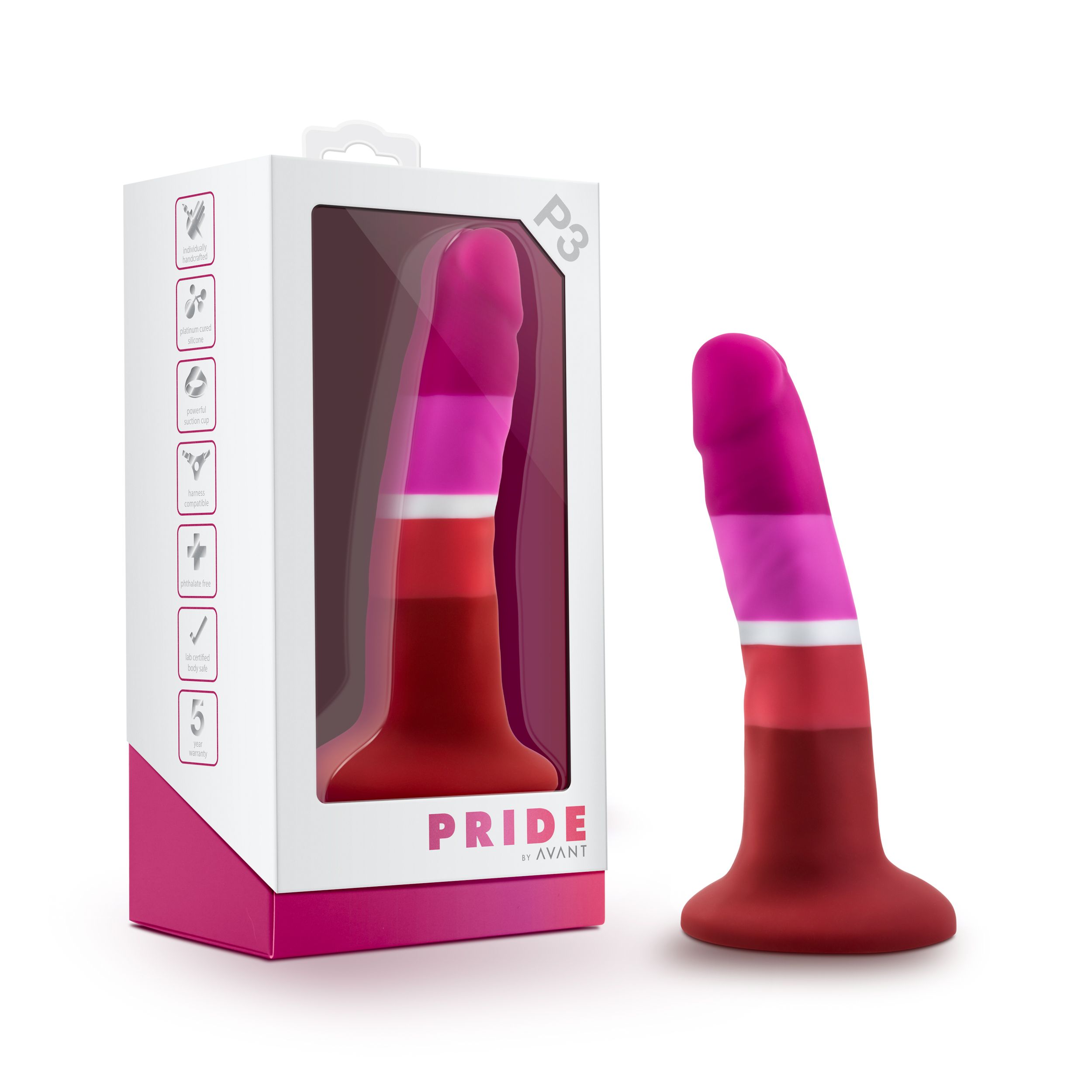 Avant Pride Siliconen Dildo Met Zuignap Beauty EasyToys