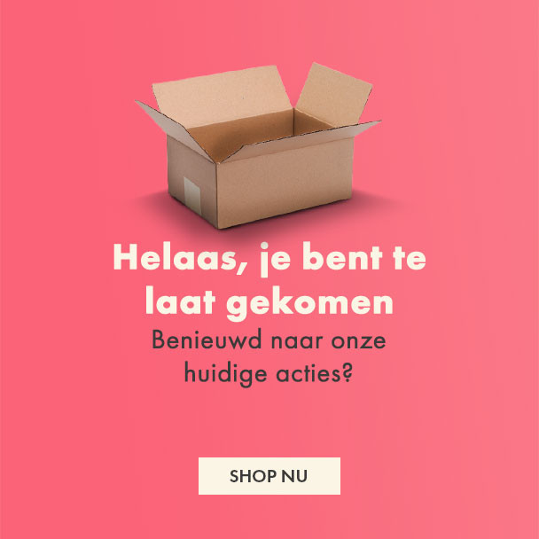 Helaas, je bent te laat gekomen!