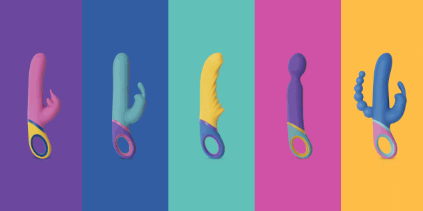 PMV20 - 5 kleurrijke en unieke vibrators