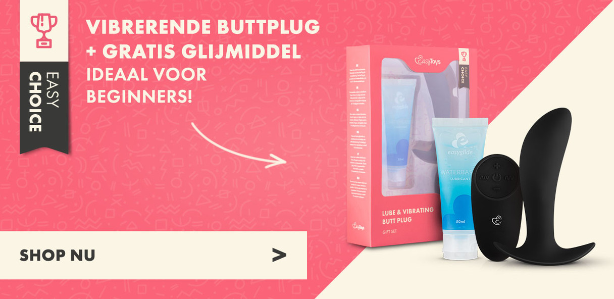 Ideaal voor beginnende anaal toy gebruikers!