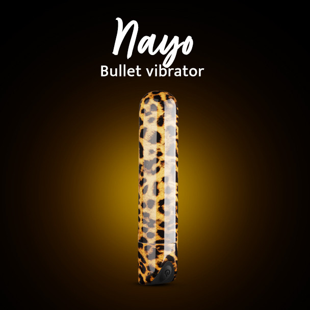 Een bullet vibrator met een heel spannend printje!