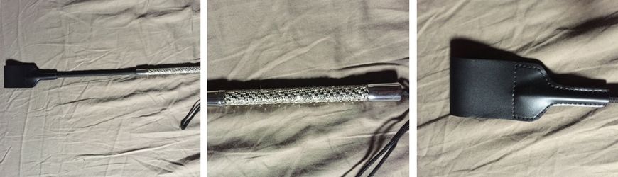 zweep met strass steentjes