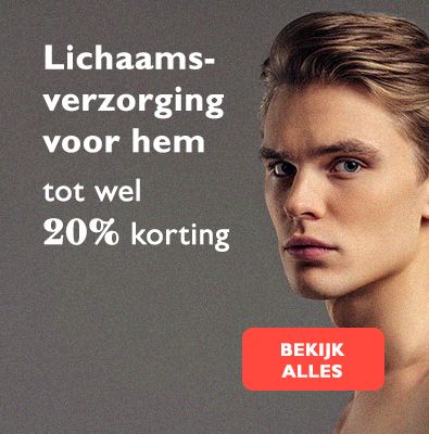 Lichaamsverzorging voor mannen tot 20% korting