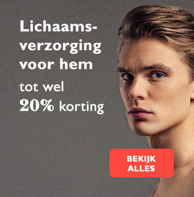 Lichaamsverzorging voor mannen tot 20% korting