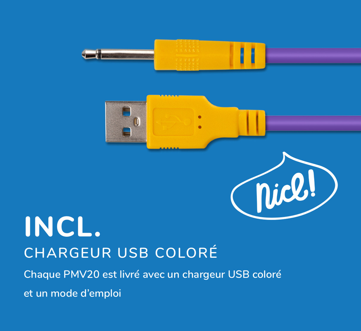 Colorful USB charger