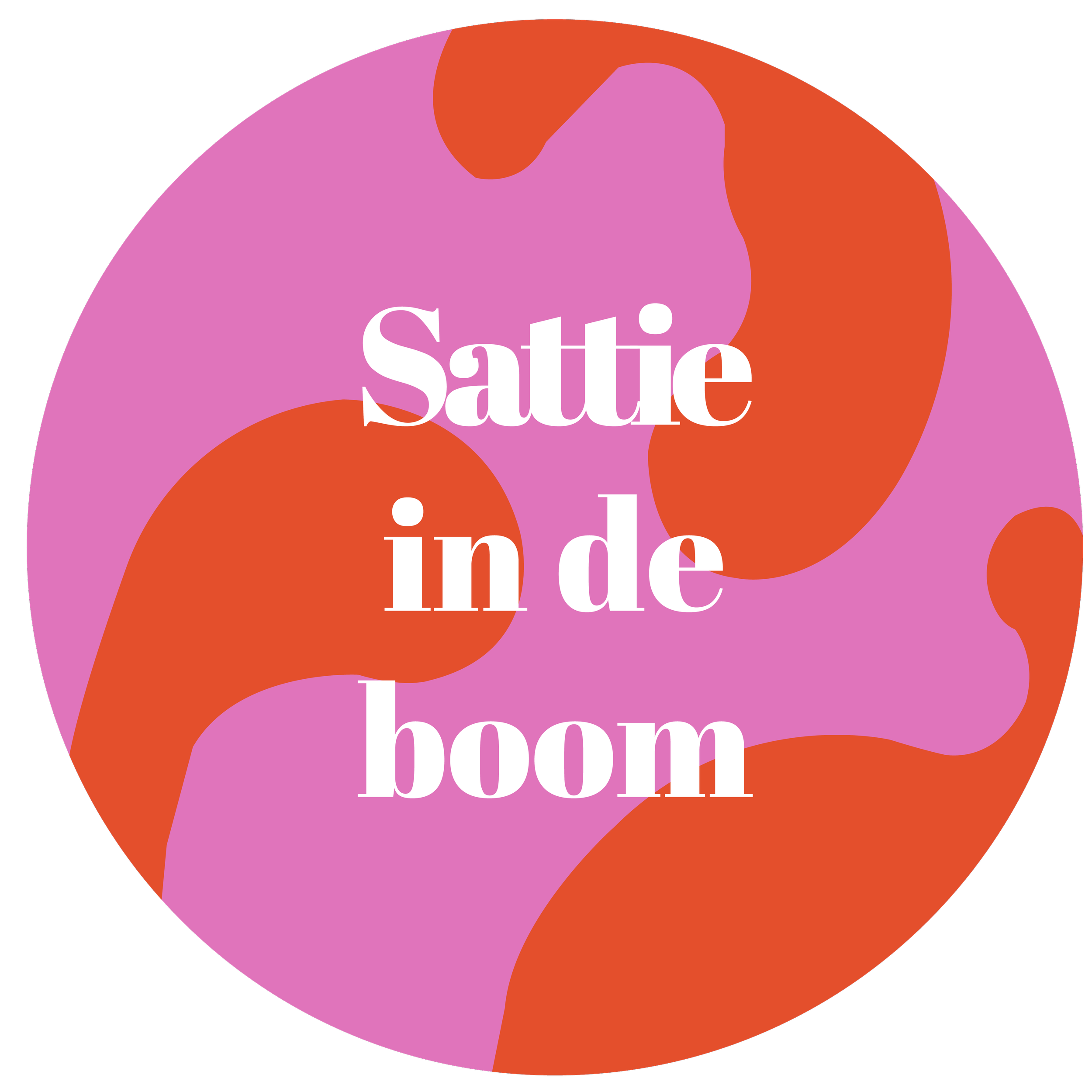 Sattie in de boom