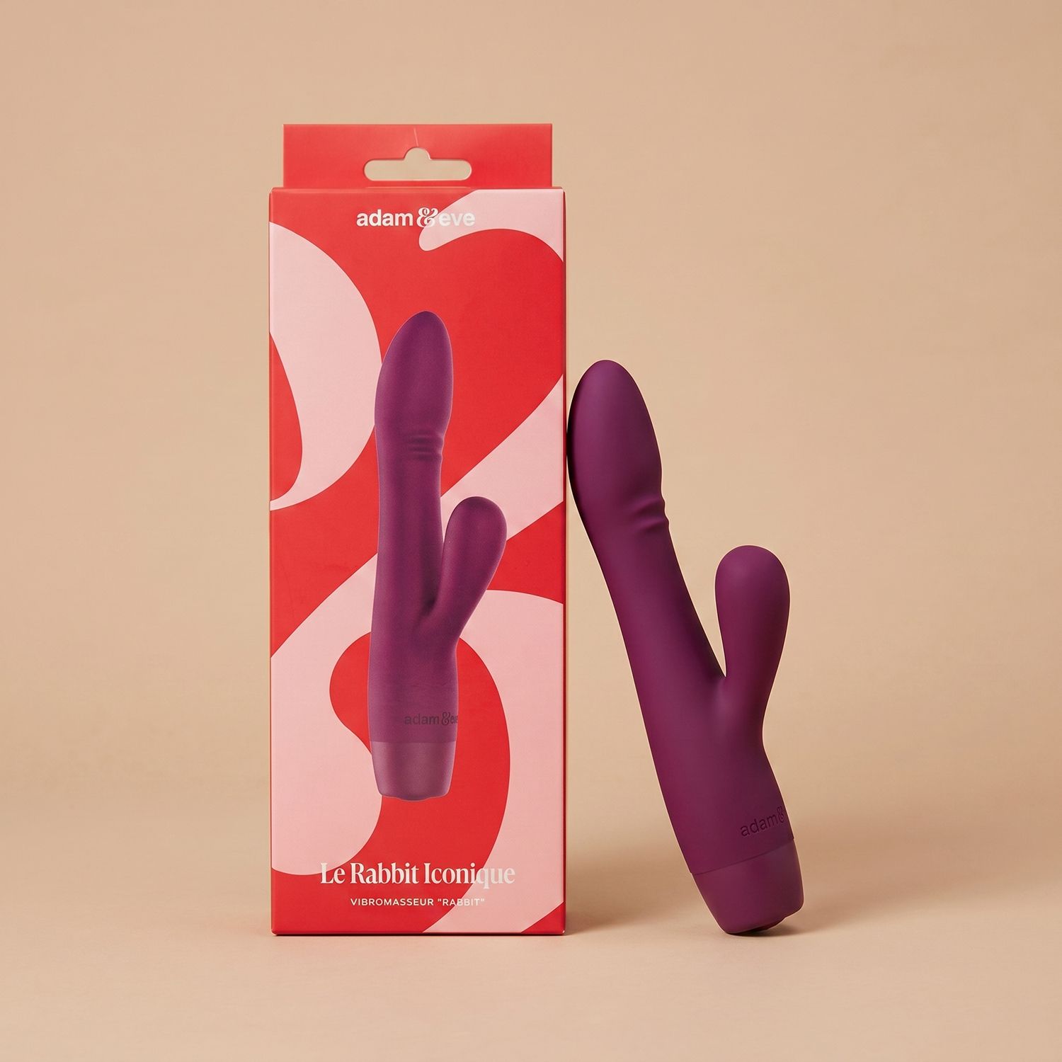 Le Rabbit Iconique par Adam & Eve - Stimulateur point G et clitoris - V