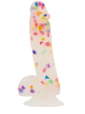 Addiction - Party Marty Confetti Dildo - 18 cm