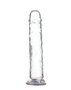 Przezroczyste dildo Crystal Addiction – 20 cm