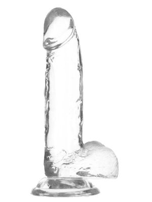 Crystal Addiction - Transparante Dildo - 19 cm