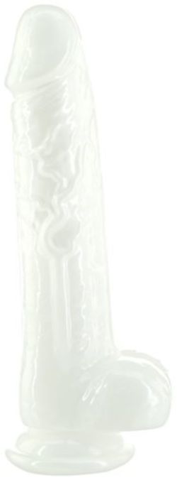 Perłowe dildo z przyssawką Addiction – 20 cm