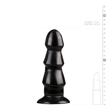 Black Anal Dildo With Ridges - EasyToys Black Anal Dildo With Ridges - EasyToys