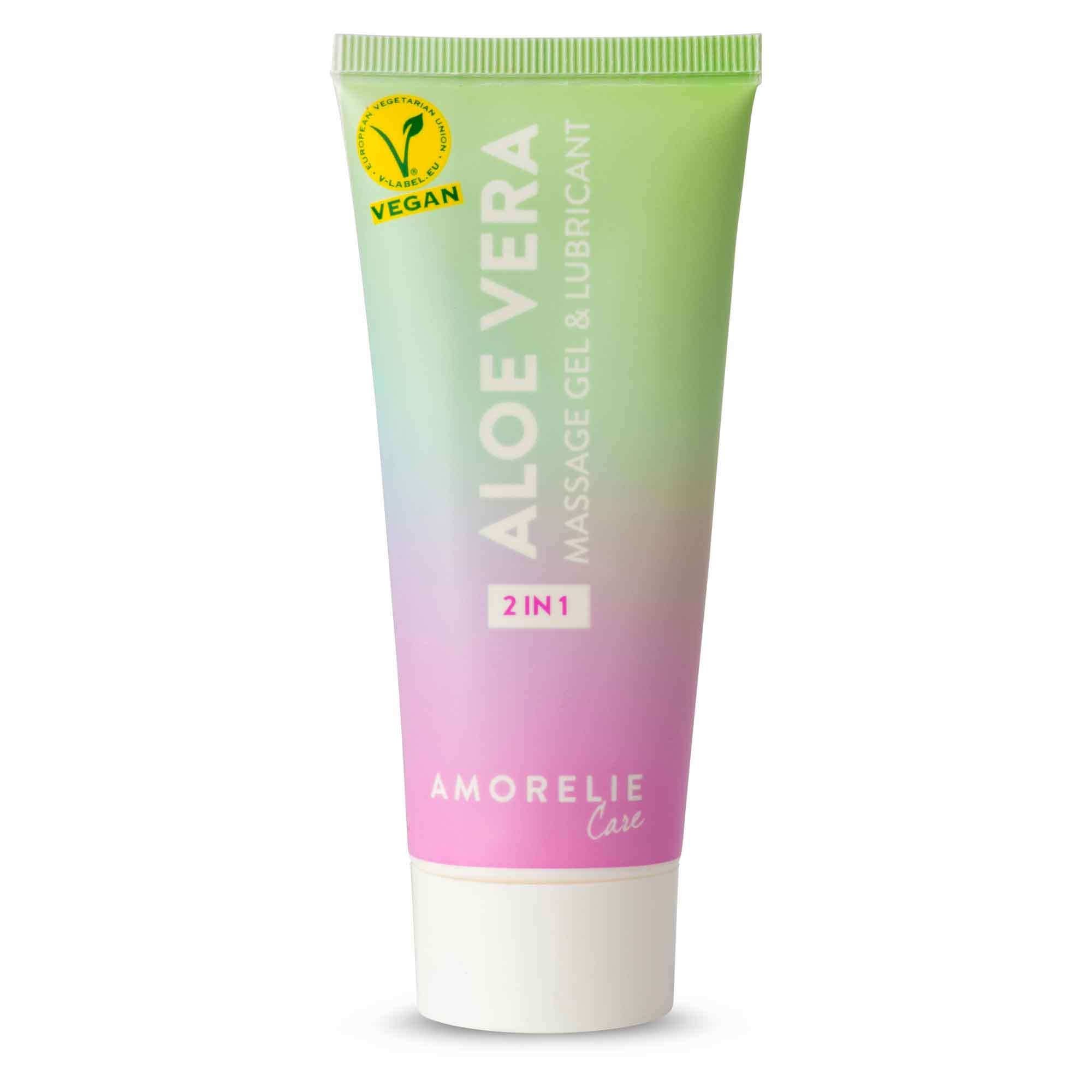 2 in 1 Massage und Gleitgel Aloe Vera - 100 ml