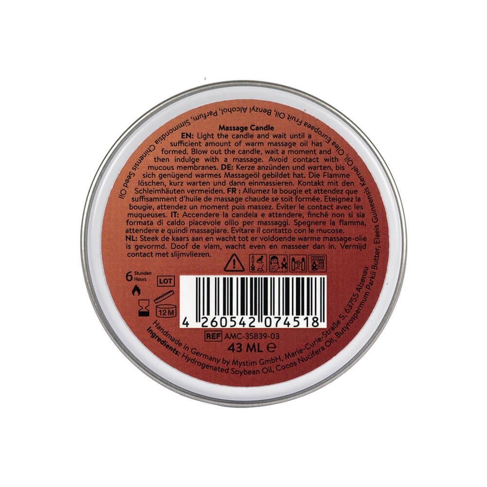 Massagekerze 43 ml - Vanilla, Sandelwood foto 4