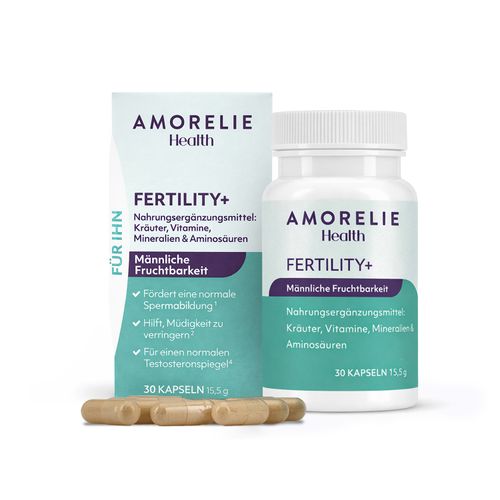 AMORELIE Health »Fertility+« für Ihn – 30 Kapseln