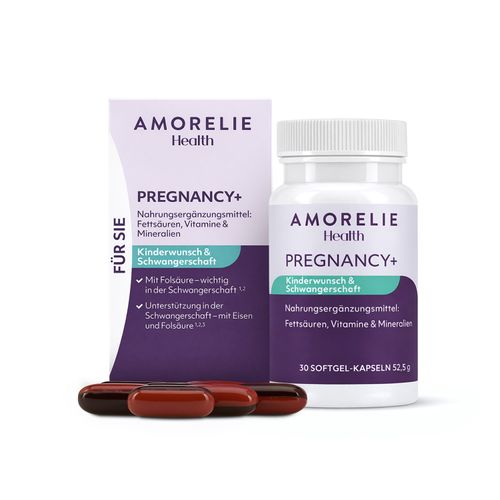 AMORELIE Health »Pregnancy+« für Sie – 30 Softgel-Kapseln