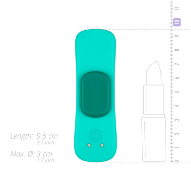 Boogie - App-gesteuerter Slip Vibrator - Trkis - AMORELIE