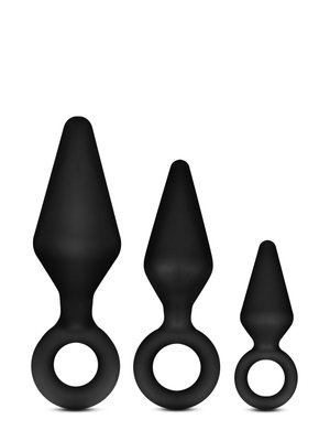 Anal Adventures Platinum - Siliconen Anaal Plug Set