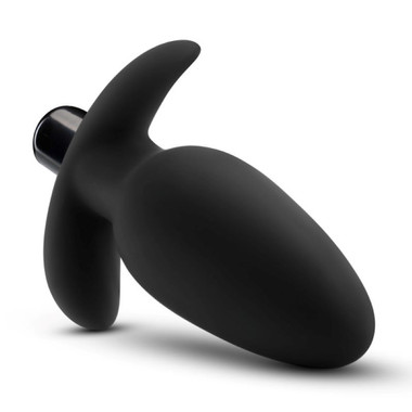 Anal Adventures Platinum - Silicone Saddle Plug - Black