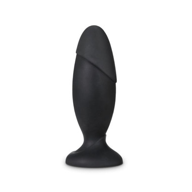 Anal Adventures Platinum - Silicone Rocket Plug - Black