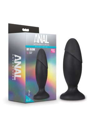 Anal Adventures Platinum - Silicone Rocket Grote Anaal Plug