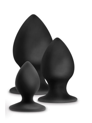 Anal Adventures Platinum - Stout Anaal Plug Set
