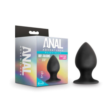 Anal Adventures Platinum - Silicone Stout Plug - Gro - EasyToys