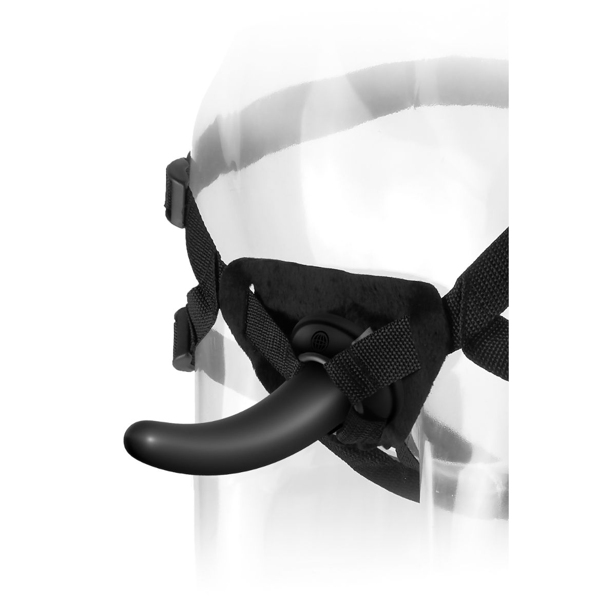 Anal Fantasy Collection - The Pegger Strap-On Zwart - 12,6 cm