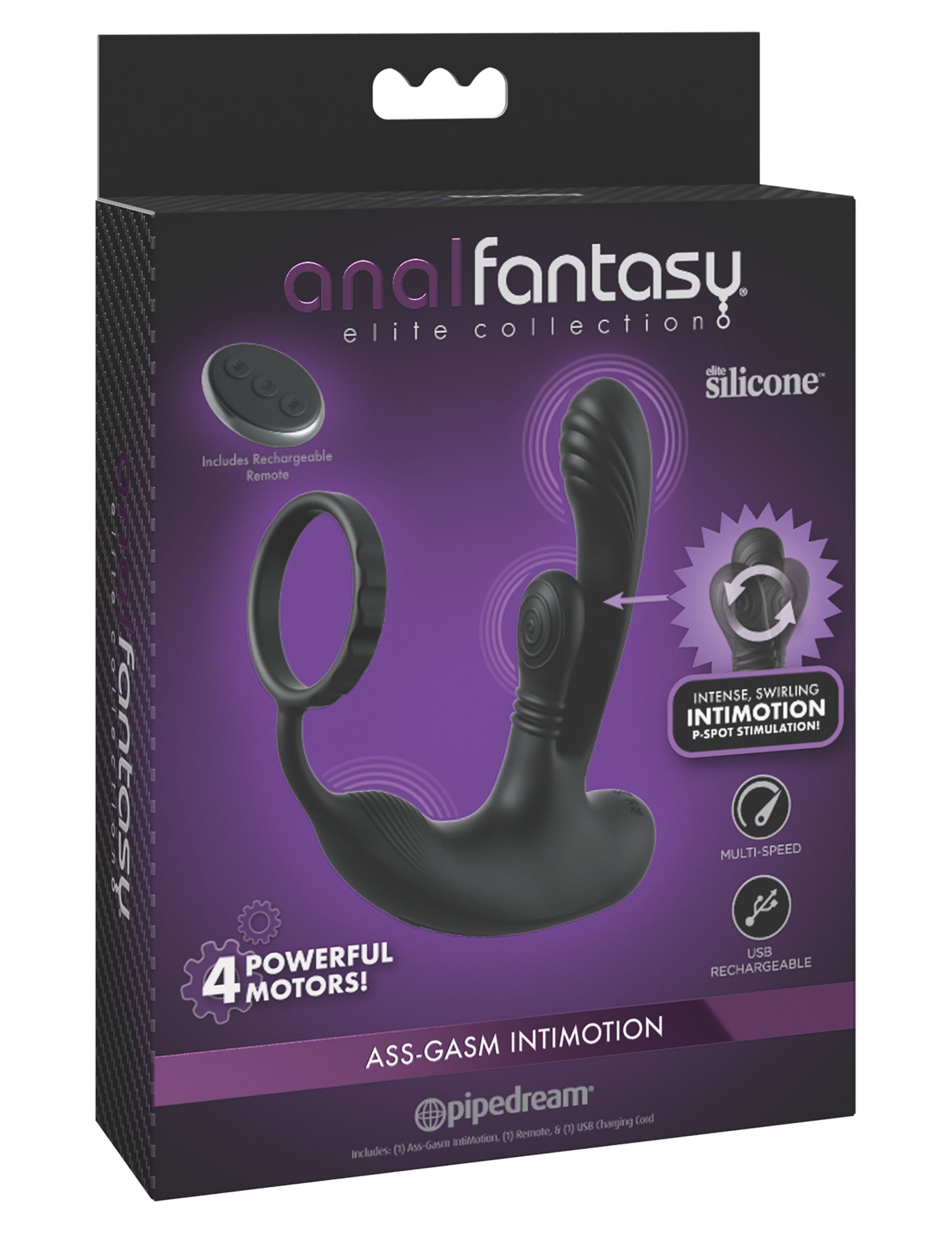 Anal Fantasy - Ass-Gasm IntiMotion - Zwart - Afbeelding 3