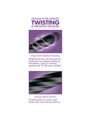 Anal Fantasy - Twist Ecstasy Thruster - Zwart