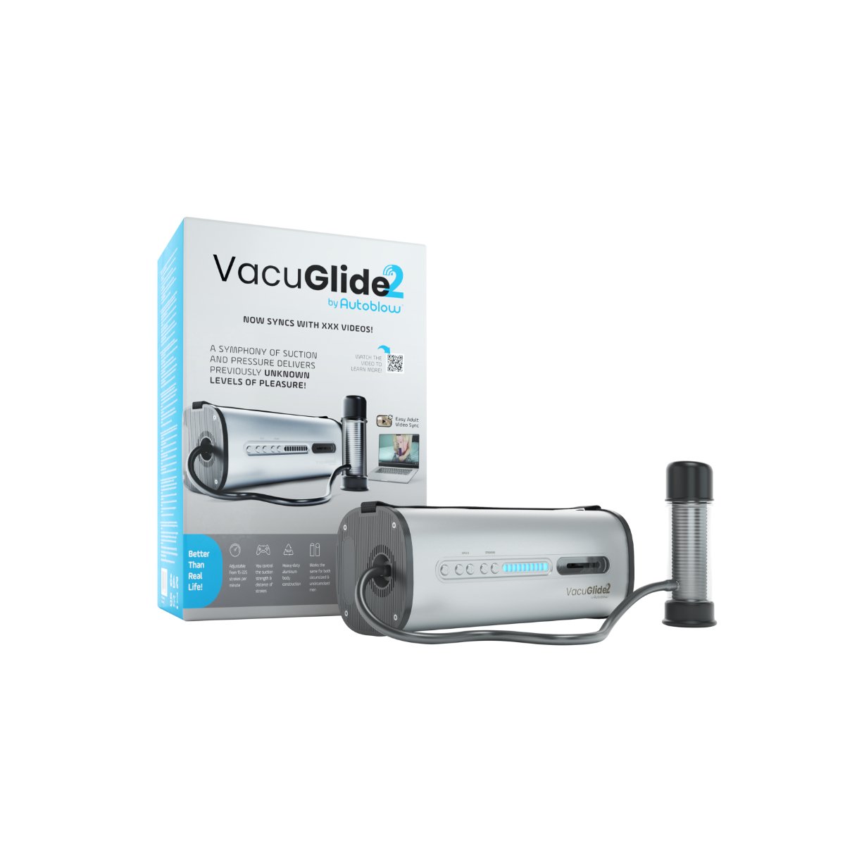 Autoblow – VacuGlide 2 Milking Machine – Video Sync Autoblow – VacuGlide 2 Milking Machine – Video Sync