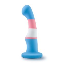 Avant - Pride Silicone Dildo With Suction Cup - True Blue