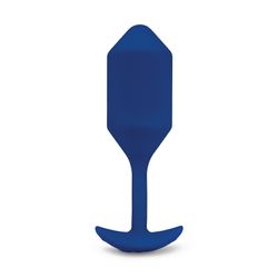 B-Vibe - Vibrerende Snug Plug 4 (XL) Blauw