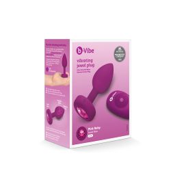 B-Vibe - Vibrating Jewel Plug S/M Pink Ruby