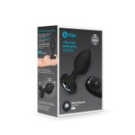 B-Vibe - Vibrerende Juwelen Plug M/L Zwart