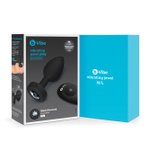 B-Vibe - Vibrerende Juwelen Plug M/L Zwart