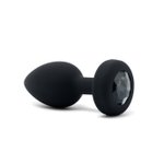 B-Vibe - Vibrerende Juwelen Plug M/L Zwart