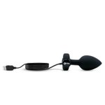 B-Vibe - Vibrerende Juwelen Plug M/L Zwart