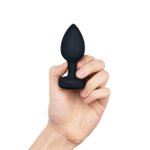 B-Vibe - Vibrerende Juwelen Plug M/L Zwart