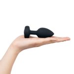 B-Vibe - Vibrerende Juwelen Plug M/L Zwart