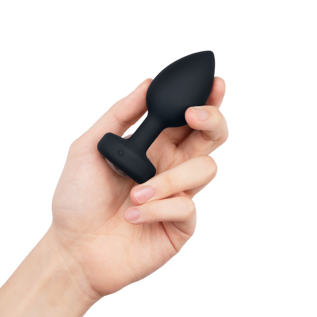 B-Vibe - Vibrerende Juwelen Plug M/L Zwart