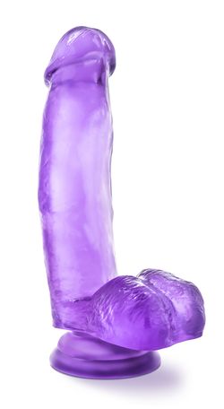 B Yours Sweet 'N Hard Realistic Dildo - Purple