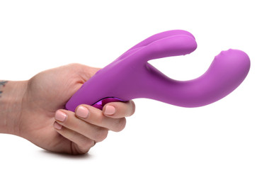triple rabbit vibrator The Rabbit Company The 3 Way Rabbit Rechargeable Silicone Triple Stimu –  Primal Pleasure main image 1