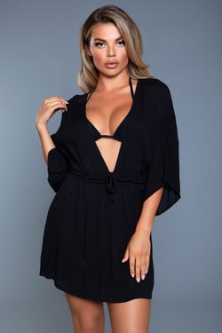 Thalia Beach Dress - Black