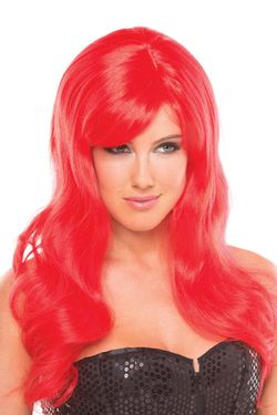 Parrucca Burlesque - Rosso