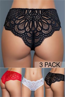 Astrid 3-pack of Lace Panties