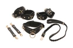 XR Brands - Lover's Restraints Set - Zwart