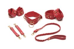 XR Brands - Set de restricciones para amantes - Rojo