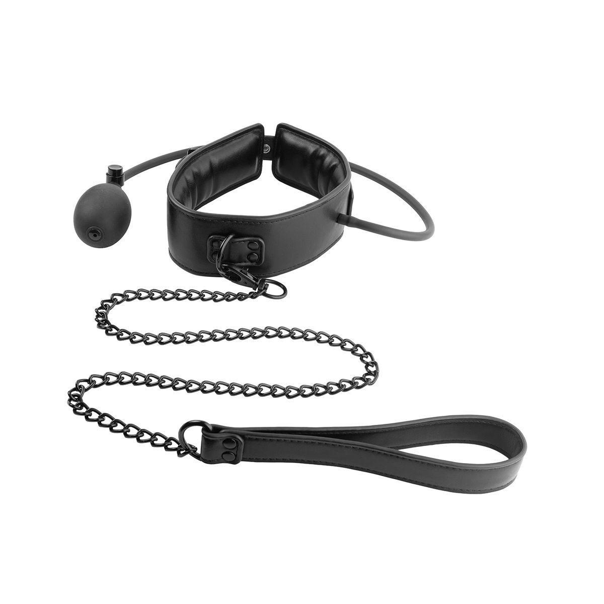 Bedroom Fantasies - Opblaasbare Halsband Met Riem foto 4