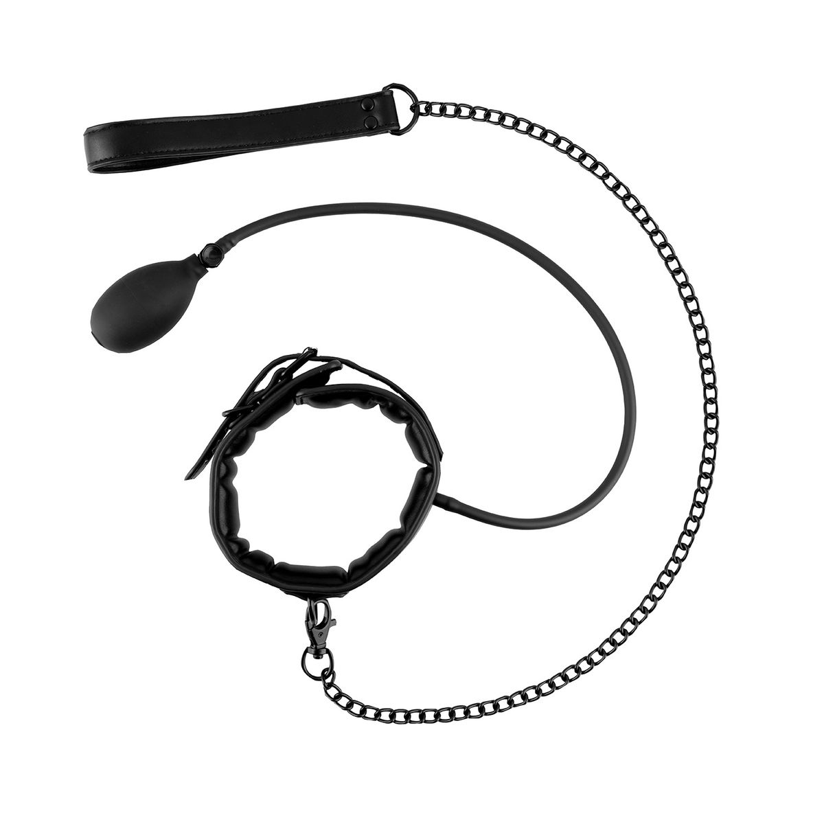 Bedroom Fantasies - Opblaasbare Halsband Met Riem foto 8